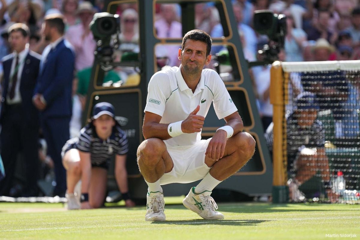 WATCH: Djokovic Practices Balkan Folk Tradition For Luck In Wimbledon Final