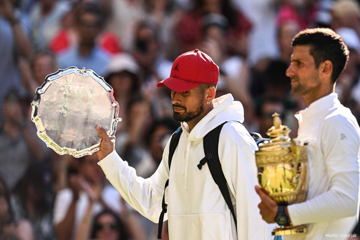 "Novak knows his chances for Slams are better now" - Kyrgios jokes after Federer's retirement