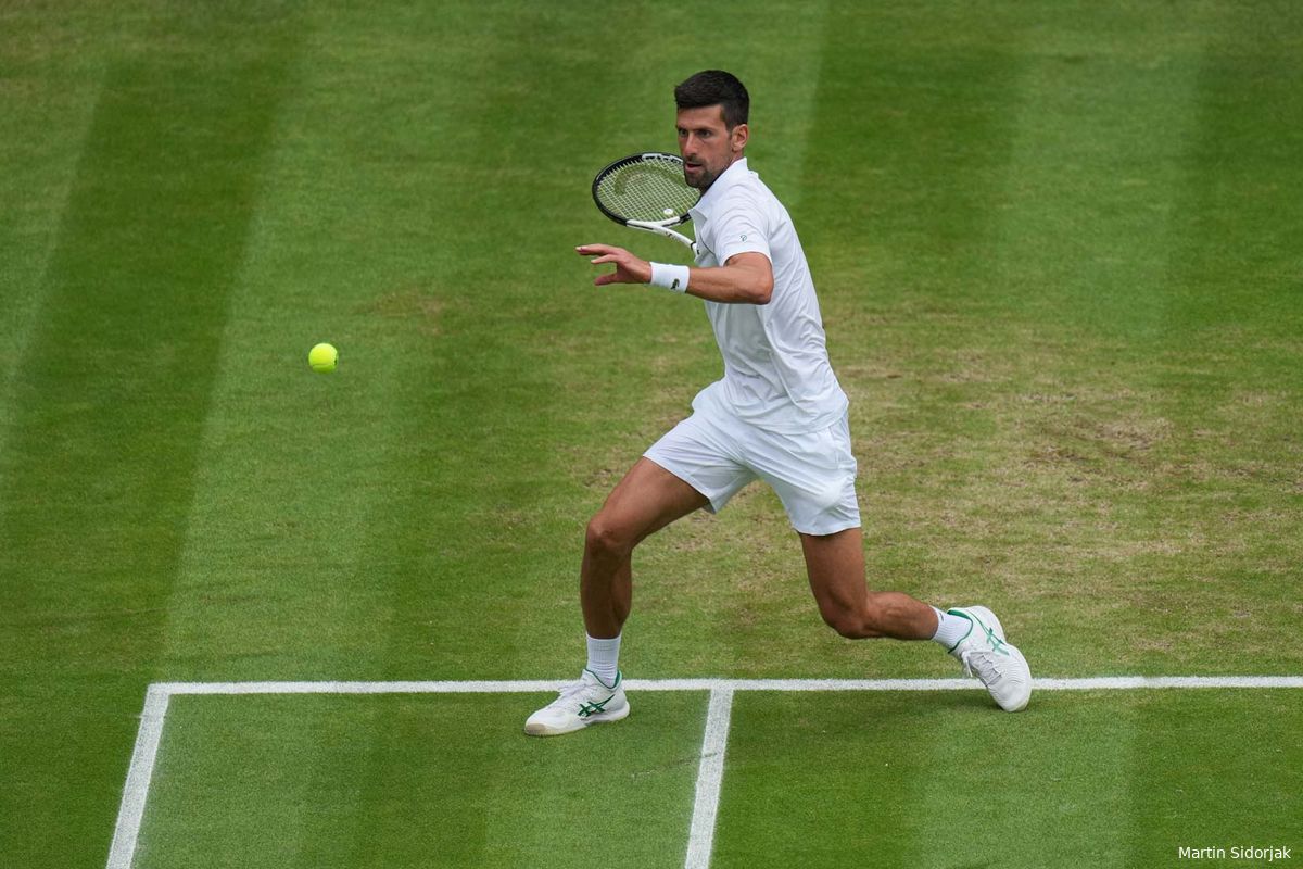 WATCH: Djokovic's Son Stefan Helps Him Prepare For First Wimbledon Match