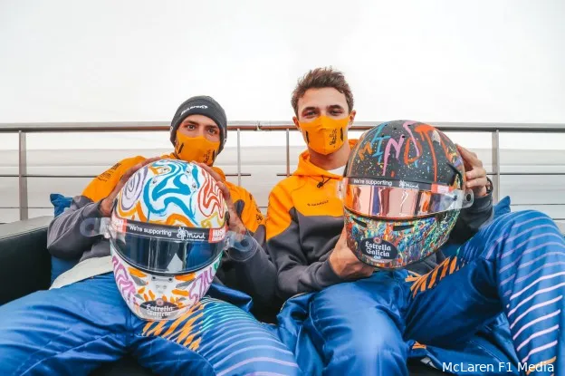 Norris over derde plek McLaren: 'We hebben gebruik kunnen maken van de pech van Perez'