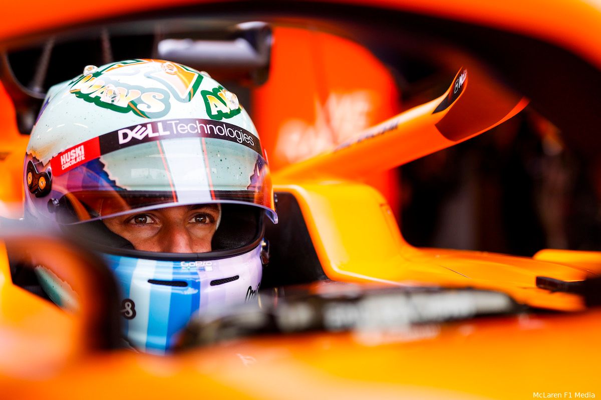 Ricciardo blikt vooruit: 'McLaren ziet er heel goed uit voor 2022'