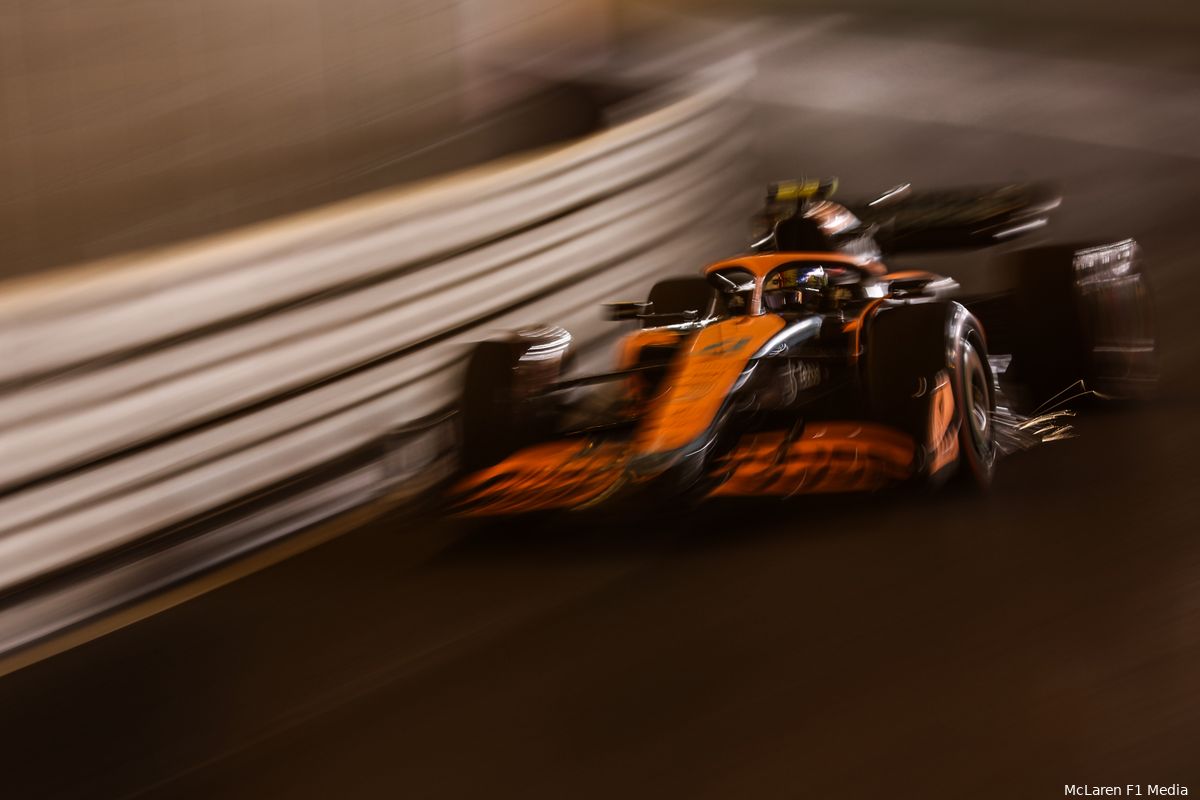 Norris over natte race in Monaco: 'Die crash van Schumacher schudde me wakker'