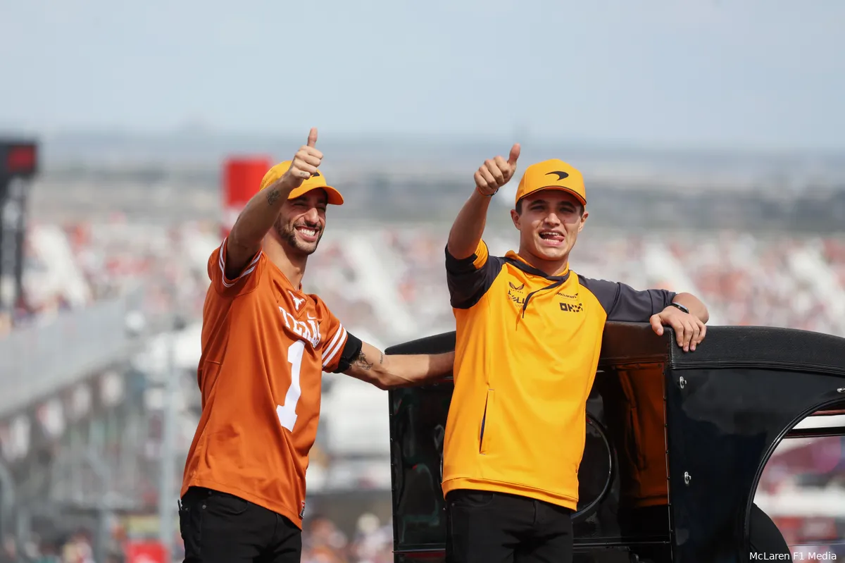 Norris en Ricciardo waren perfecte concurrenten: 'Haatten het om door elkaar verslagen te worden'