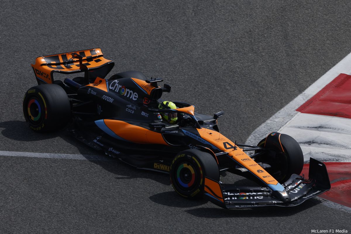 Norris zeer kritisch op McLaren: 'Hadden met zulke onderdelen het seizoen moeten beginnen'