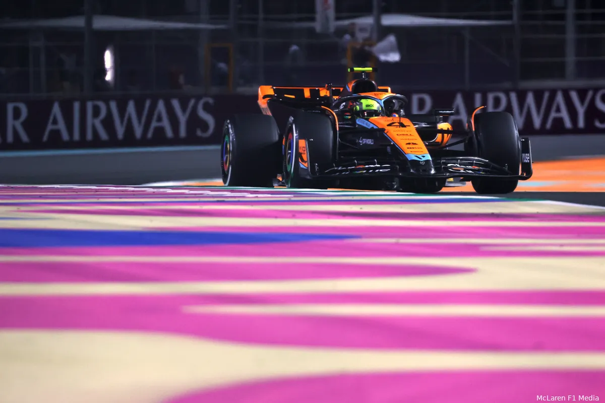 McLaren-coureurs hadden onderonsje in Jeddah: 'Hij mocht het me niet te moeilijk maken'