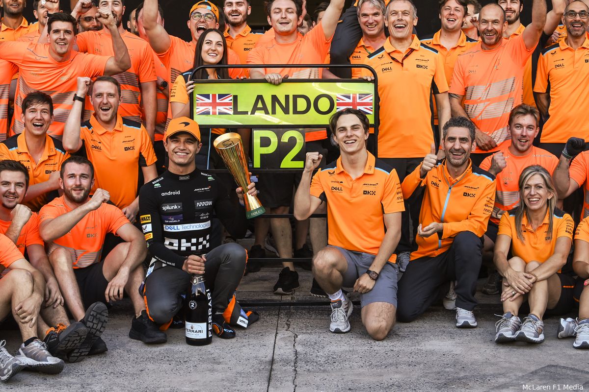 Norris blijft gelukkig in huwelijk met McLaren: 'Nooit serieus naar een ander team gekeken'