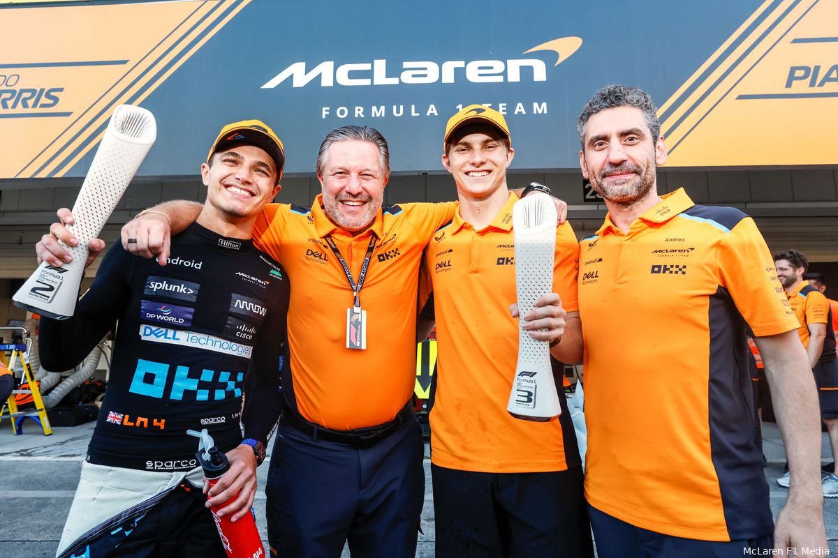 McLaren erg blij met komst voormalig Red Bull-hoofdontwerper: 'We zien het momentum'