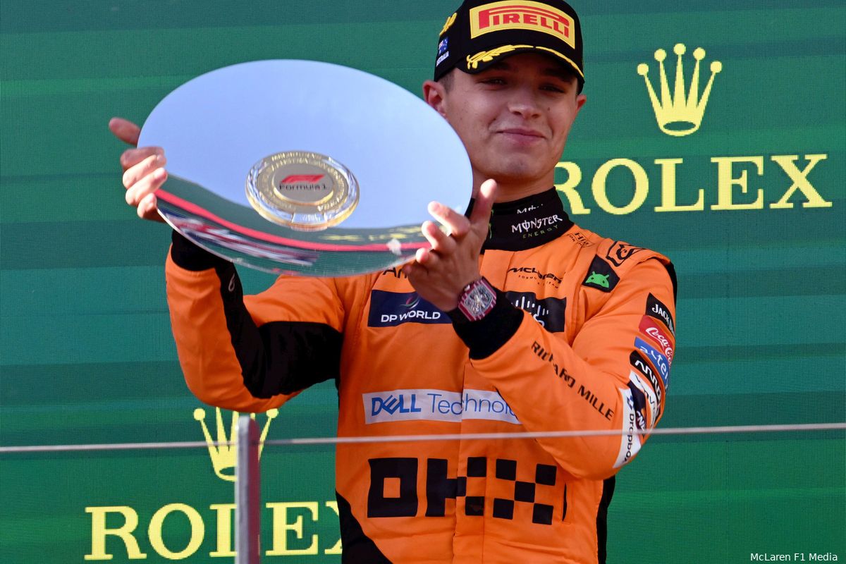 Norris verlost opnieuw Duitse coureur van 'ongewenst' Formule 1-record