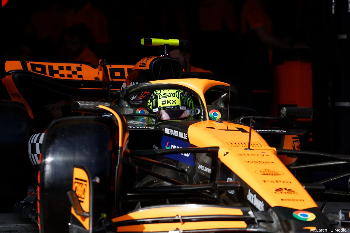 lando norris sprint oostenrijk zaterdag mclaren 2024
