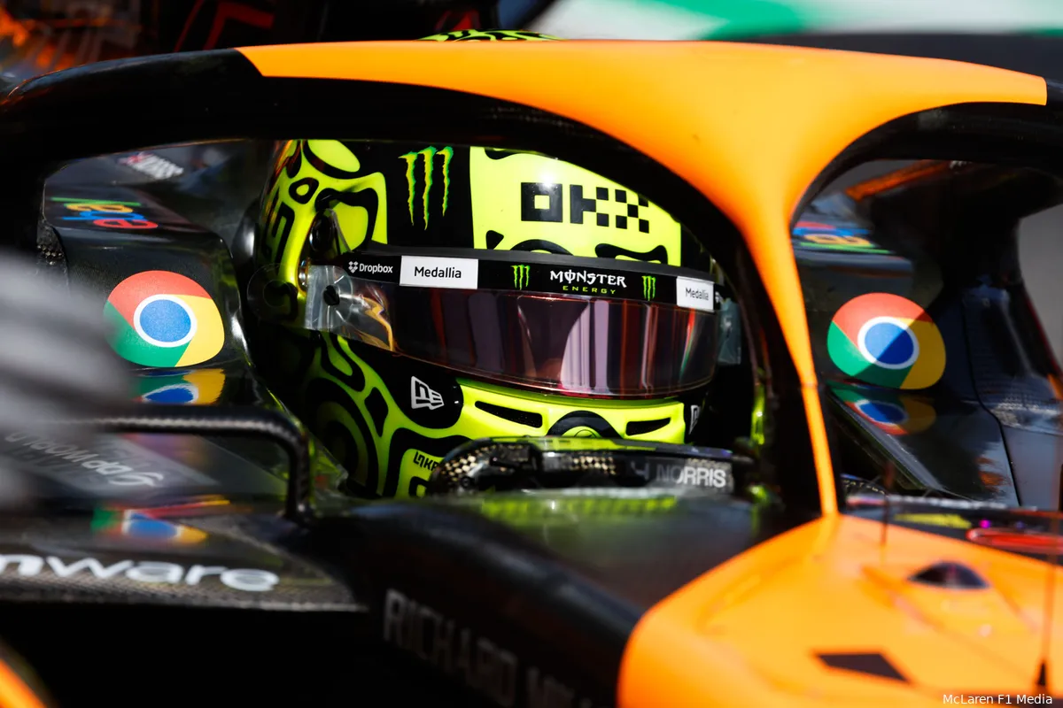 lando norris sprint oostenrijk zaterdag mclaren 2024