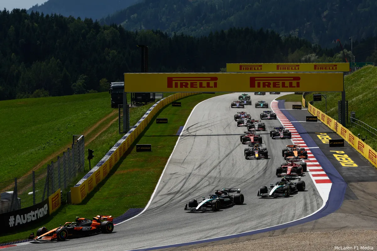 mclaren oostenrijk 2024 zondag grid 2