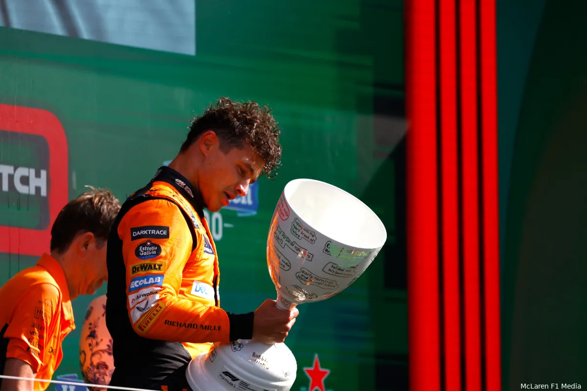 lando norris mclaren gp nederland zondag 2024