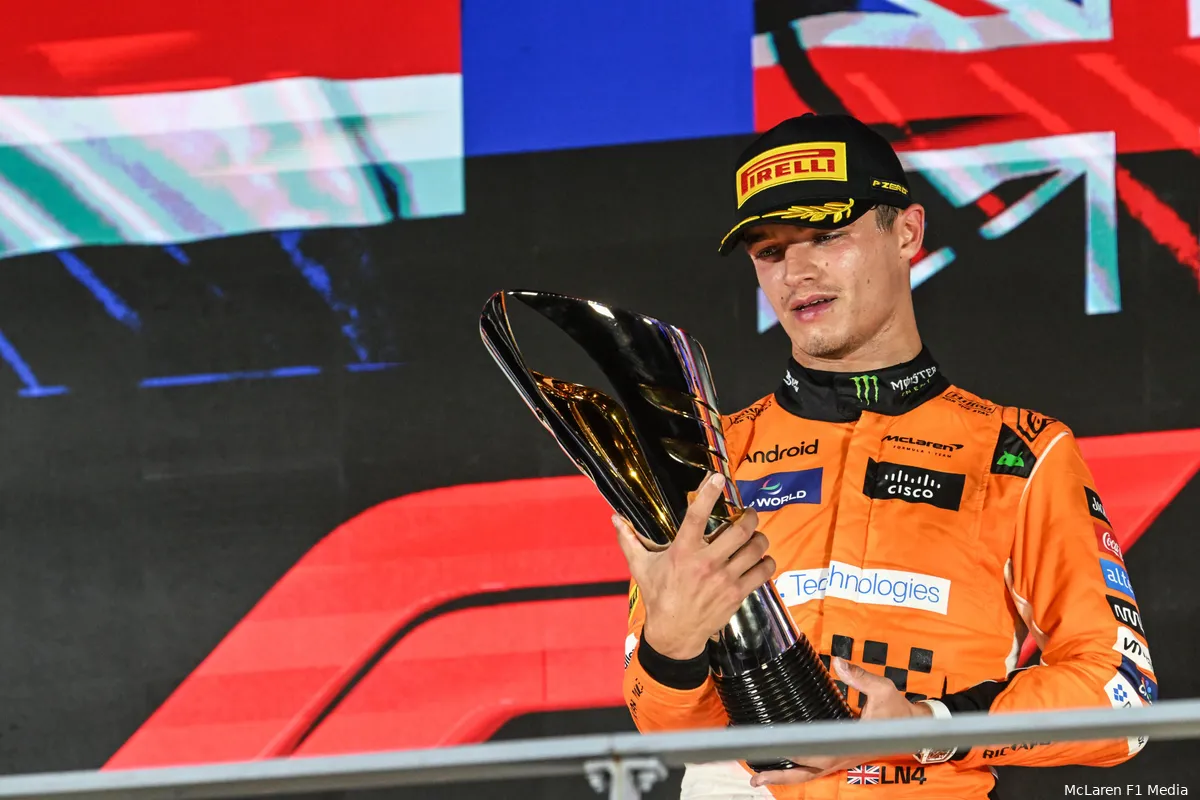 mclaren lando norris singapore gp zondag 2024