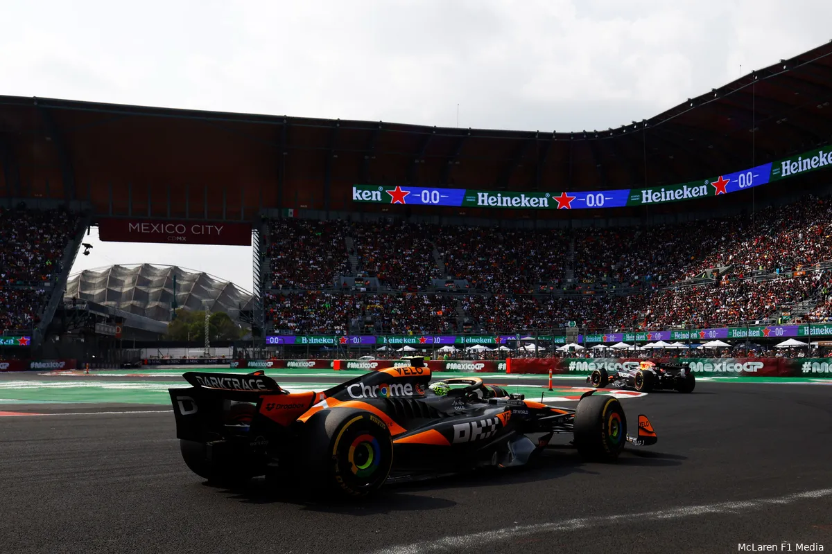 lando norris mexico 2024 racedag mclaren