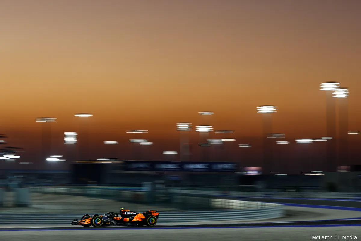 lando norris qatar vrijdag sprintkwalificatie 2024 mclaren