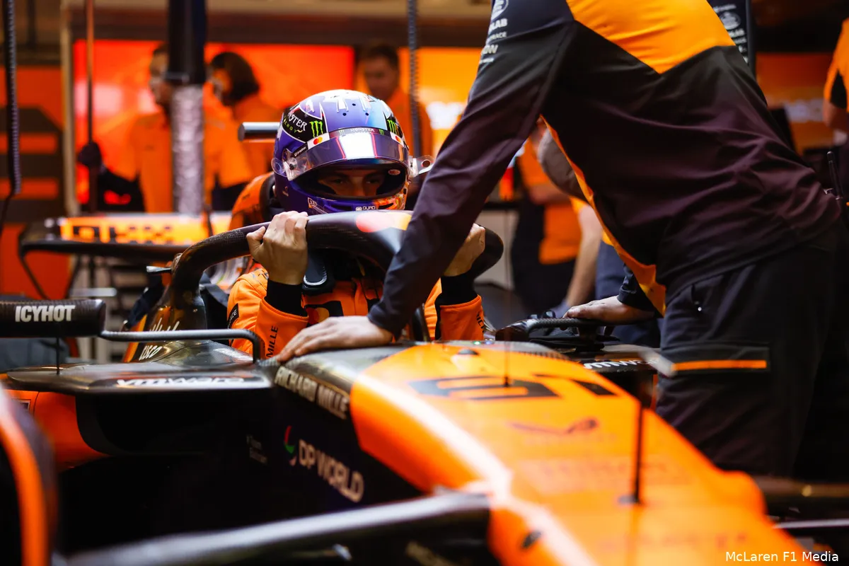 oscar piastri mclaren vt2 vrijdag las vegas mcl38