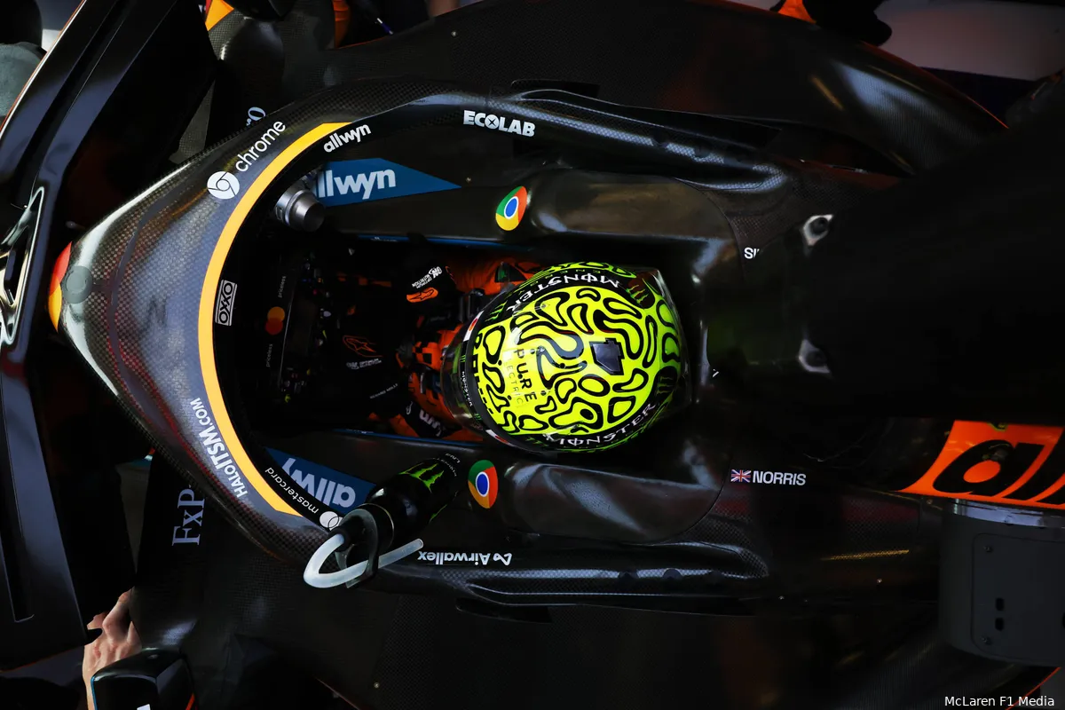 lando norris mclaren 2025 kwalificatie melbourne