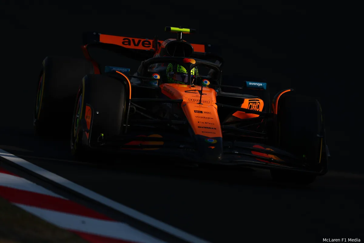 lando norris mclaren china sprintkwalificatie