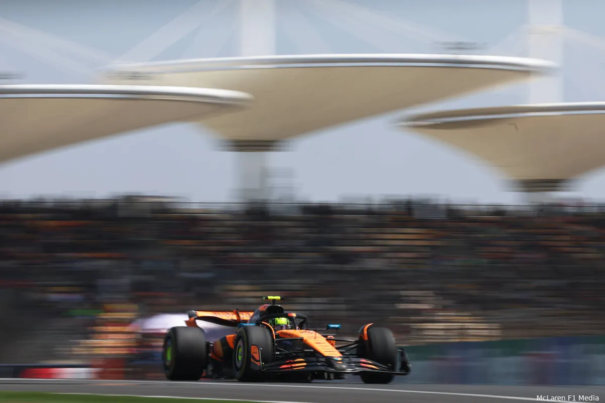 lando norris mclaren china sprintkwalificatie