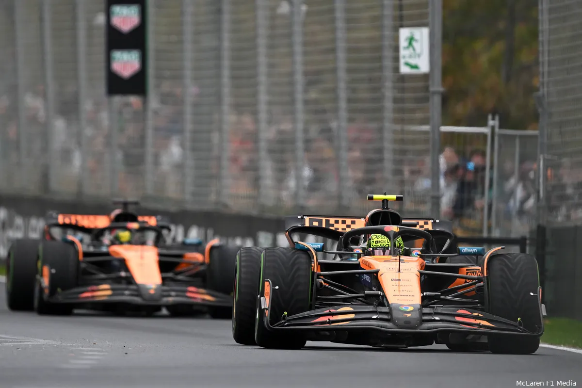 oscar piastri lando norris mclaren gp australie zondag 2025