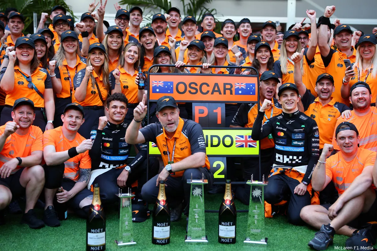 oscar piastri lando norris 2025 miami race zondag zak brown