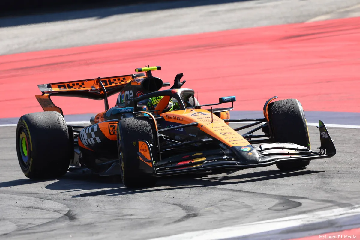 lando norris mclaren gp oostenrijk 2025 zondag 8