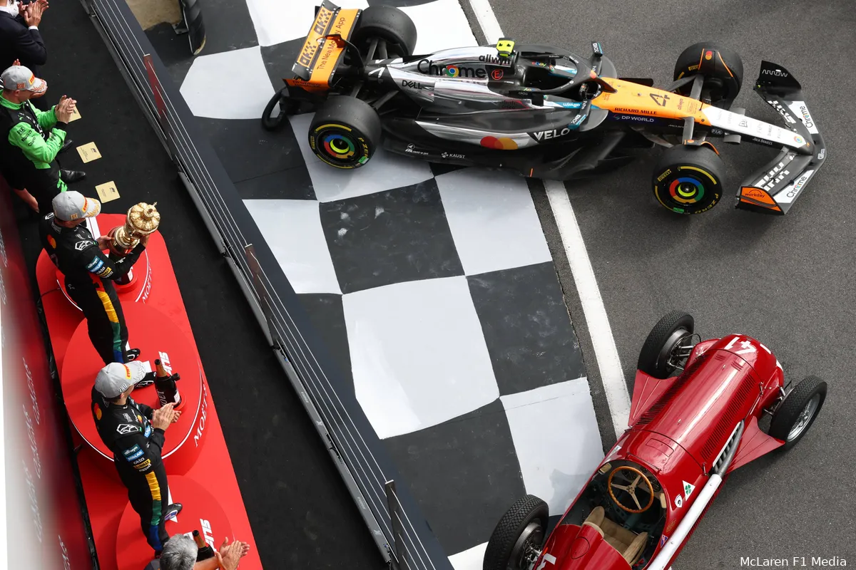 lando norris zondag silverstone mclaren win