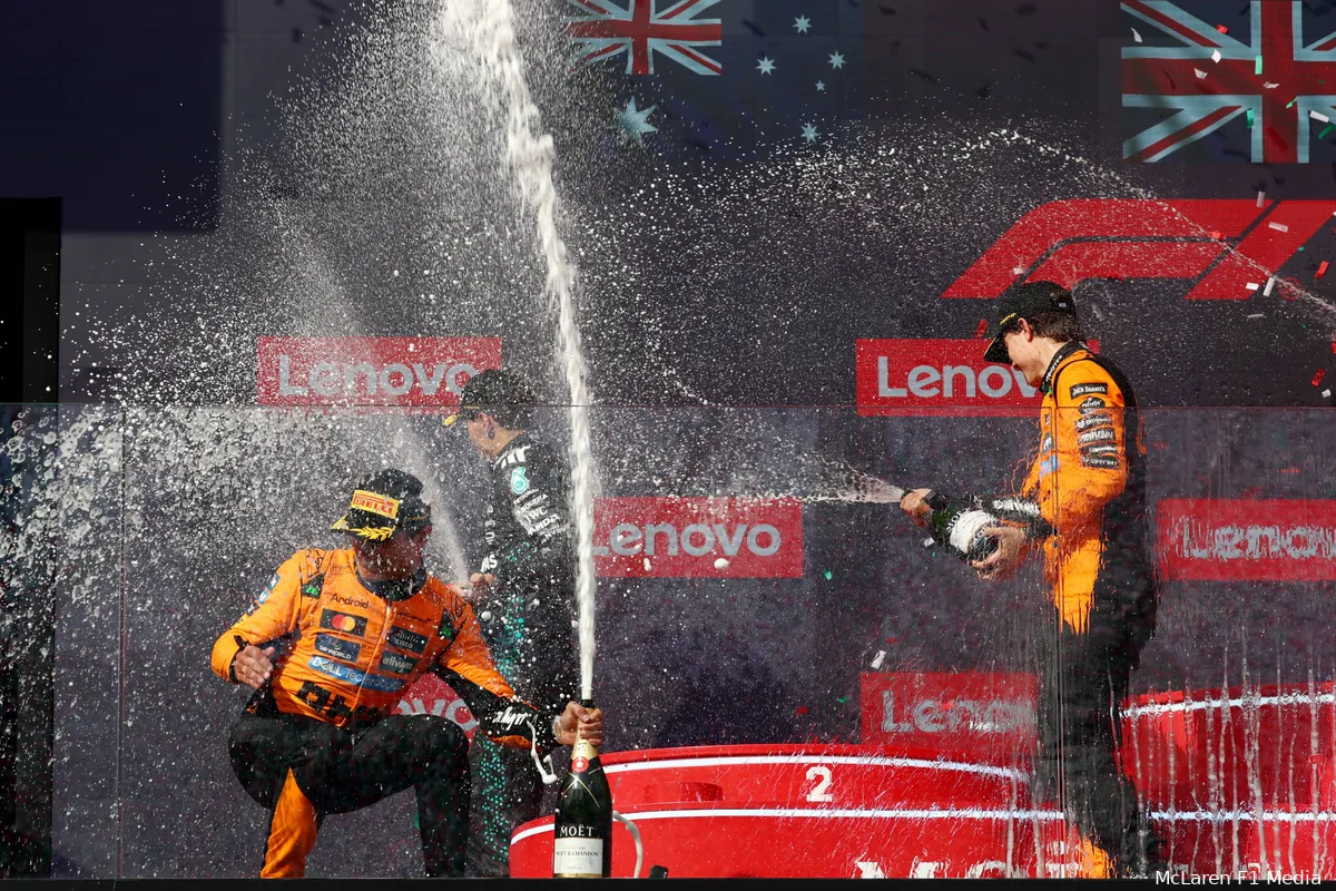 oscar-piastri-lando-norris-mclaren-george-russell-gp-hongarije-2025-zondag-podium