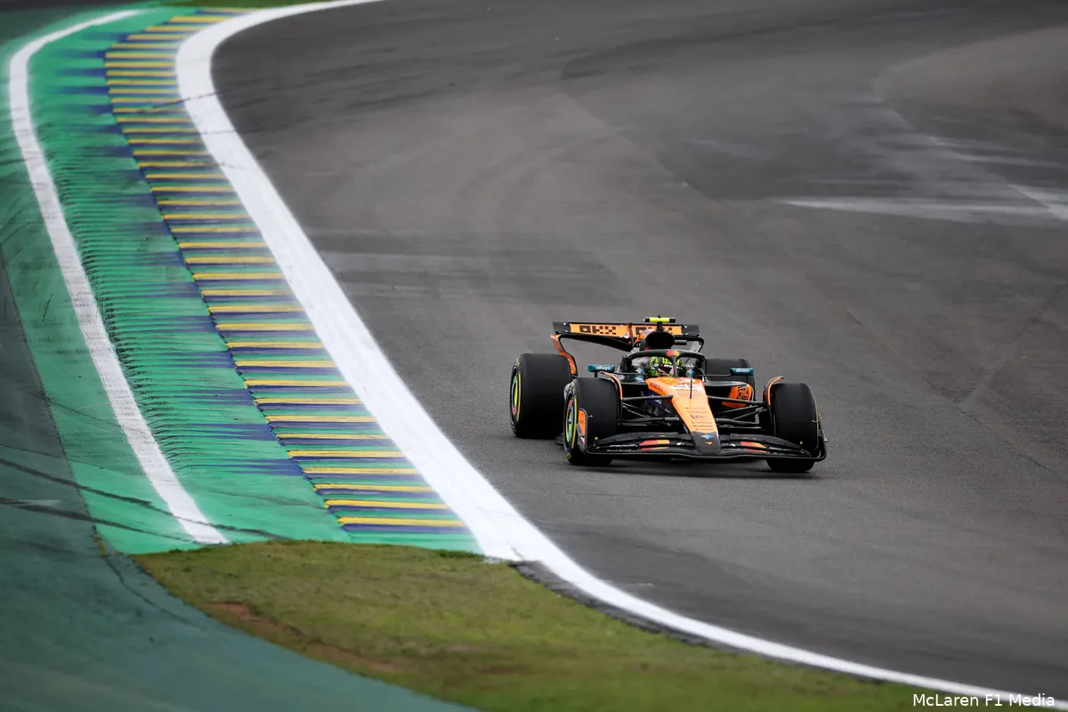 lando-norris-zaterdag-brazilië-sprint-mclaren-2025