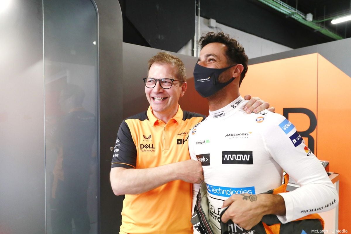 Ricciardo tevreden na Baku: 'Ik ben blij om weer punten te scoren'