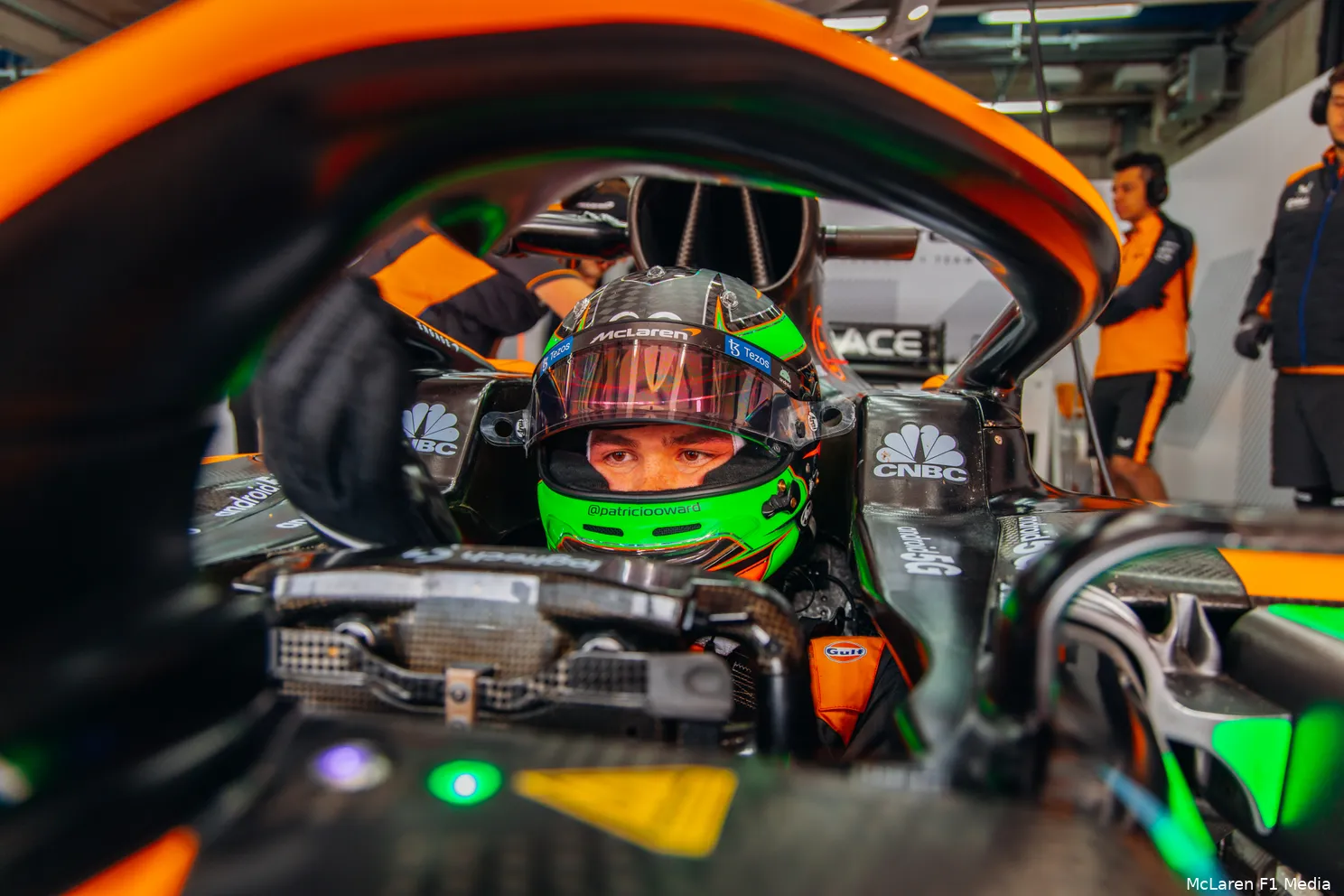 patricio oward mcl35m mclaren oostenrijk f1 2022