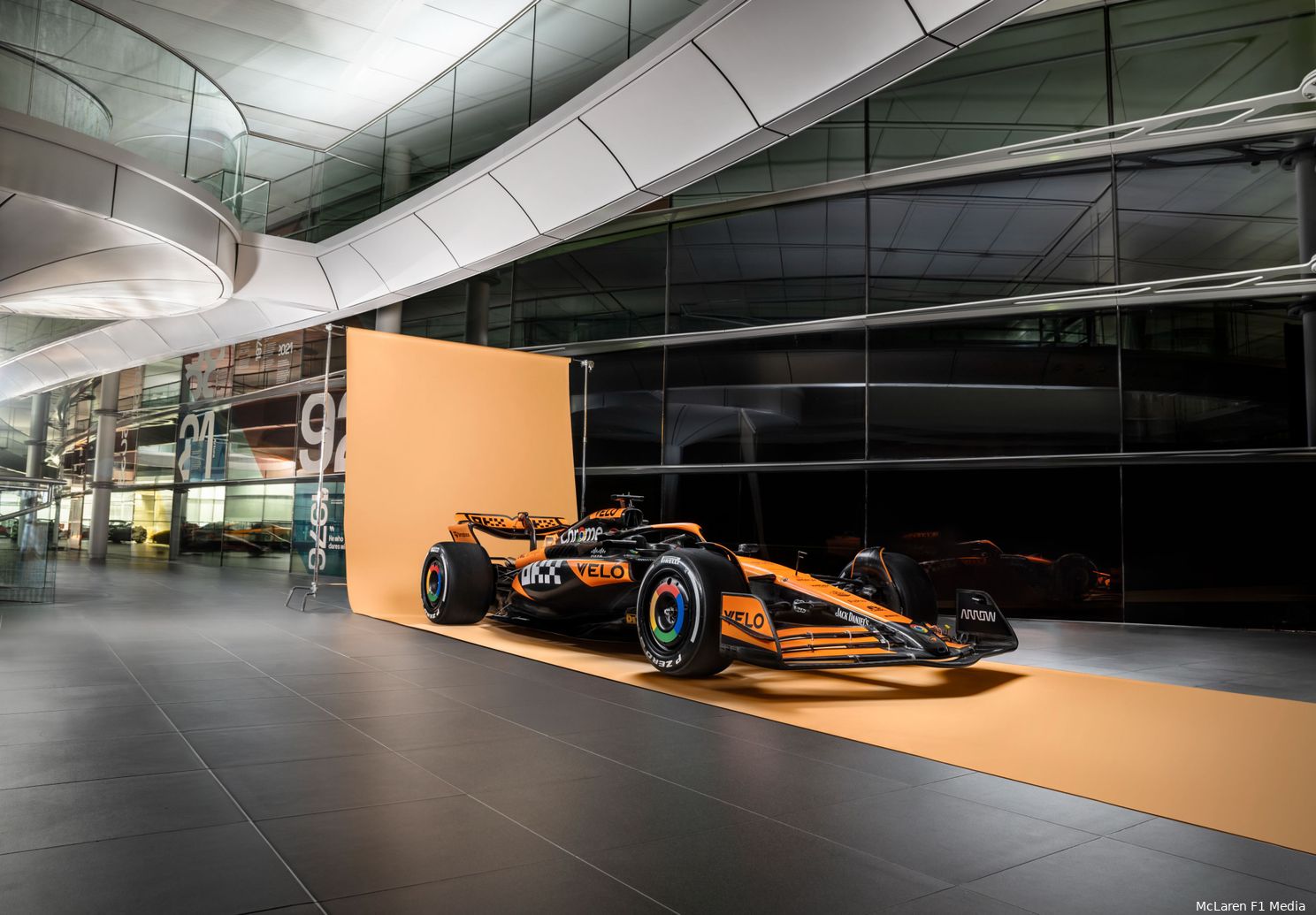 De voorgestelde McLaren MCL38, auto voor 2024, of toch slechts een mock-up?