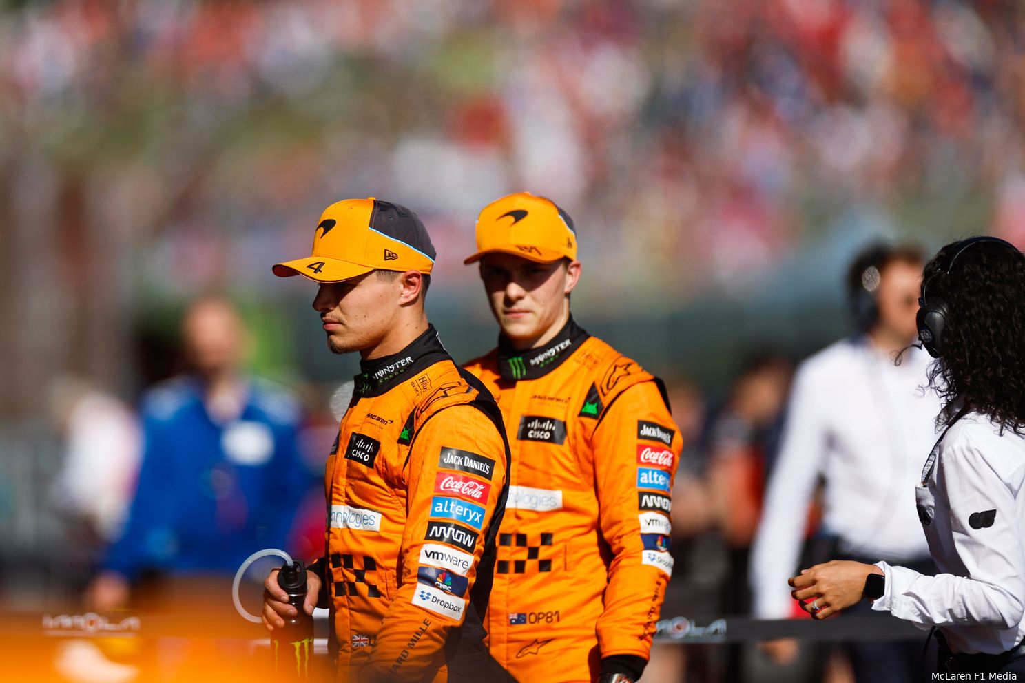Norris en Verstappen blikken vooruit op de race: 'Hebben de snelheid om te controleren'