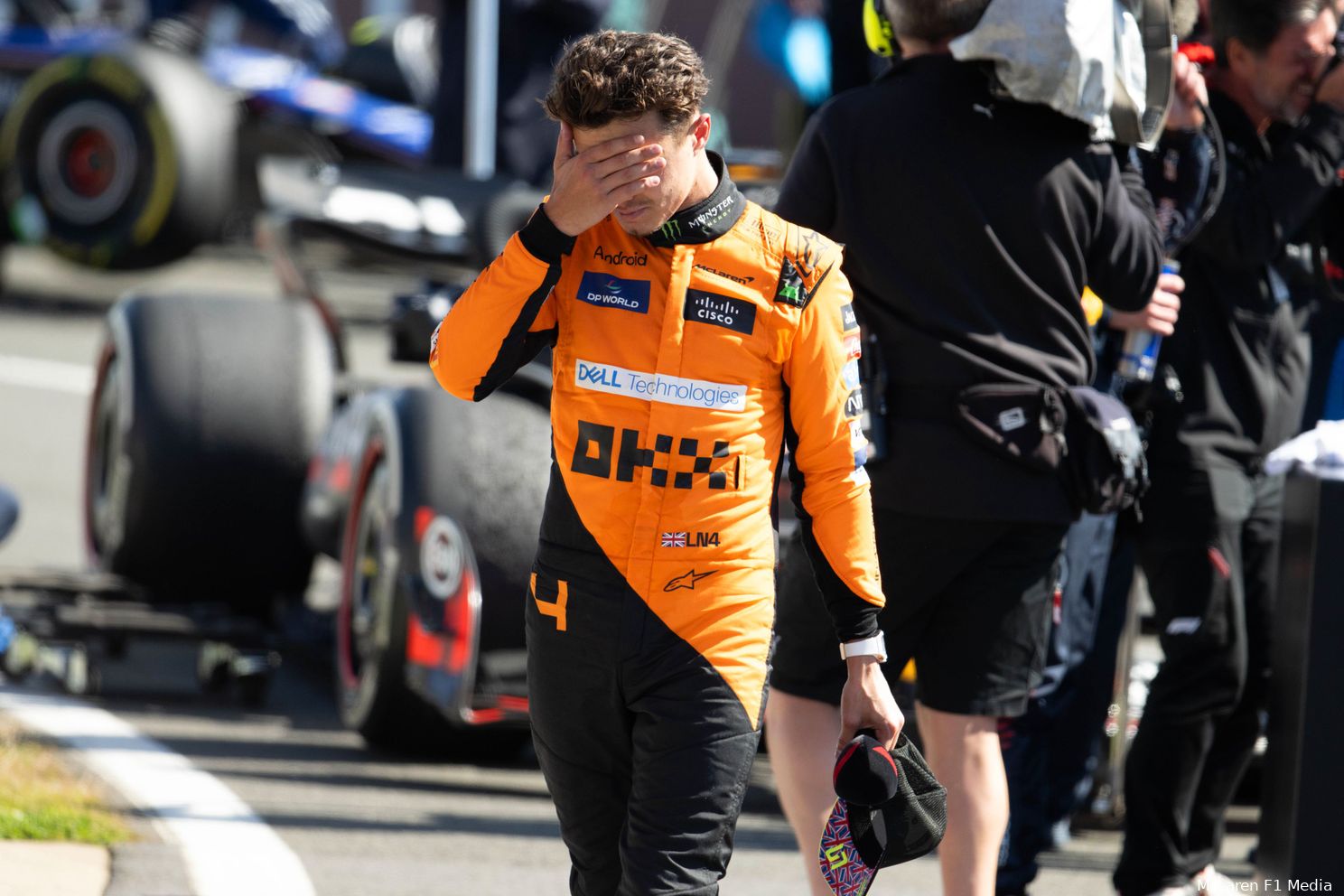 lando norris balen p3 silverstone 2024 mclaren