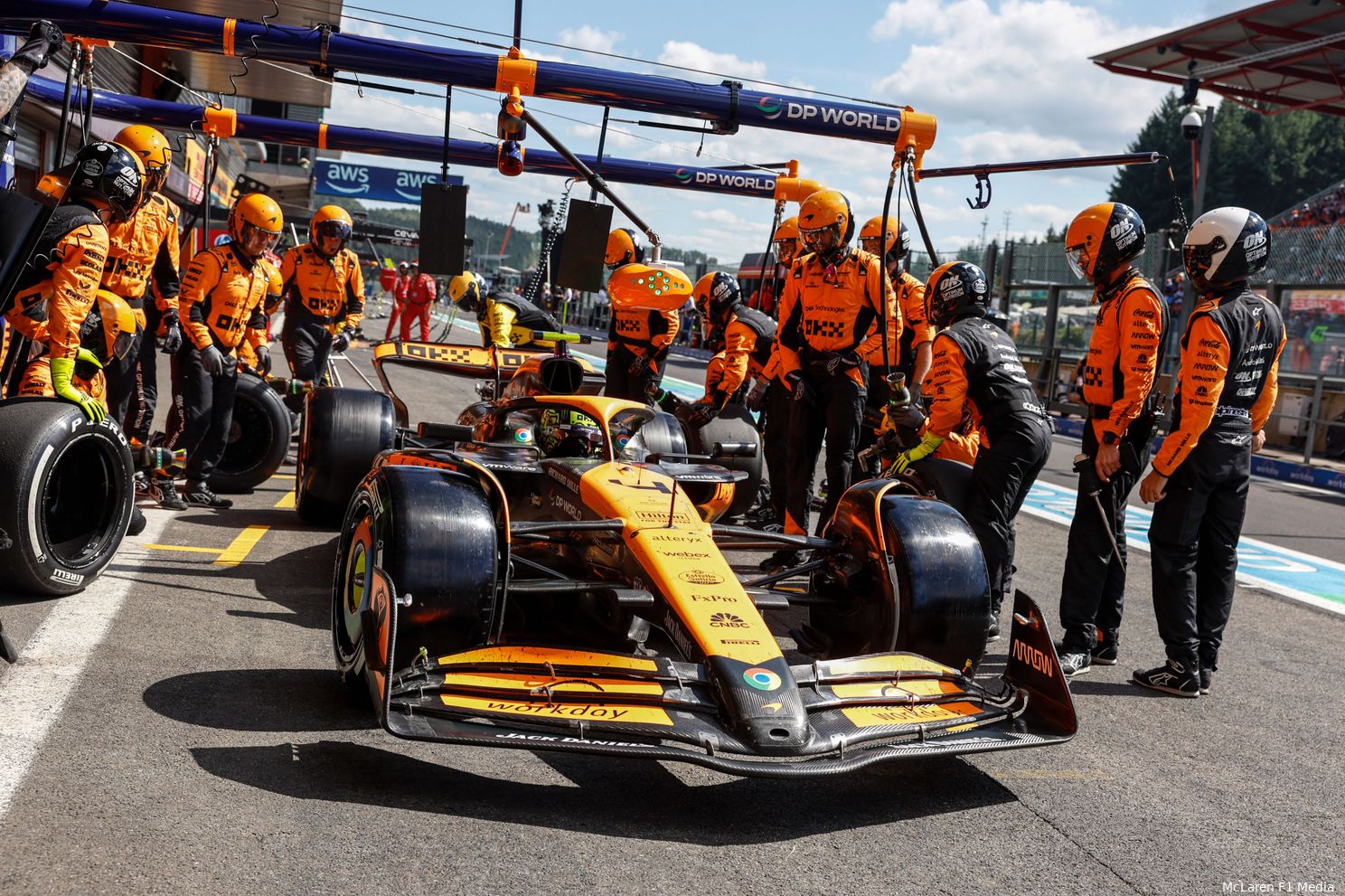 lando norris belgie mclaren 2024 racedag