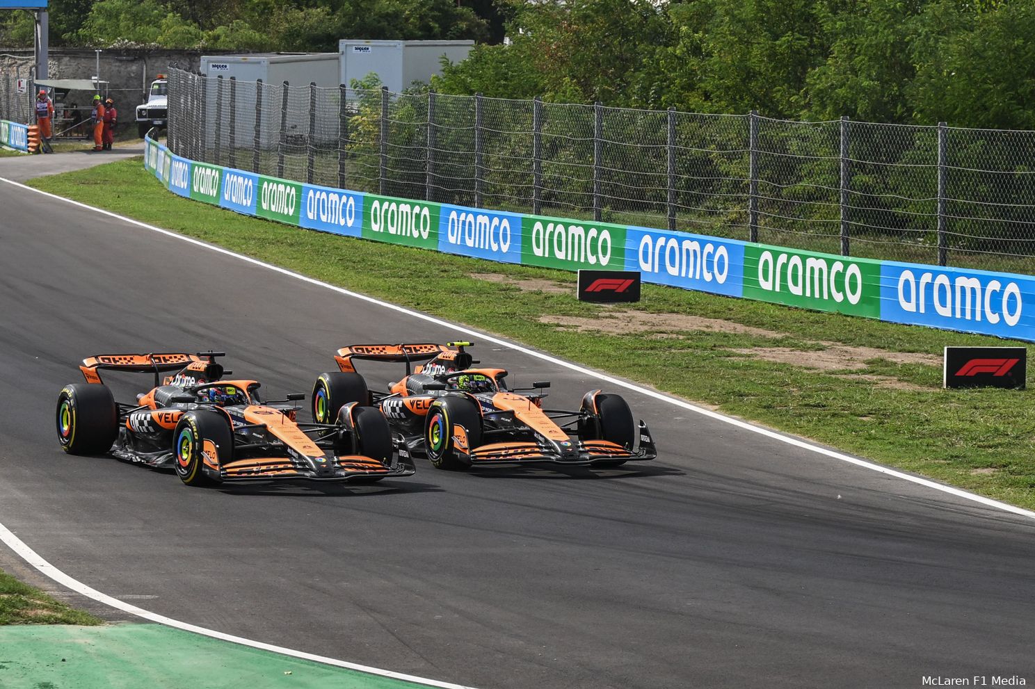 oscar piastri lando norris mclaren gp italie zondag 2024 3