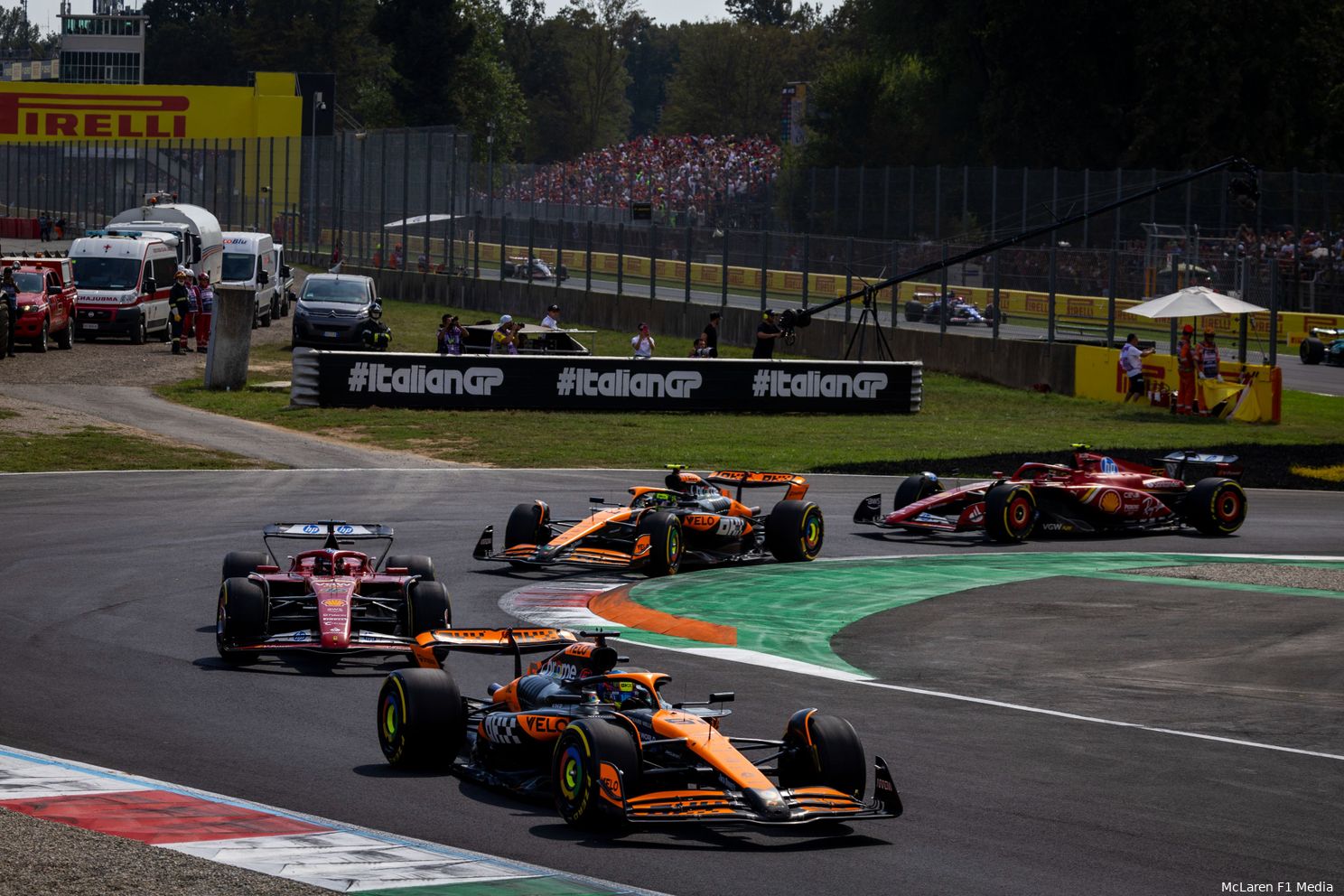 oscar piastri lando norris mclaren gp italie zondag 2024 5