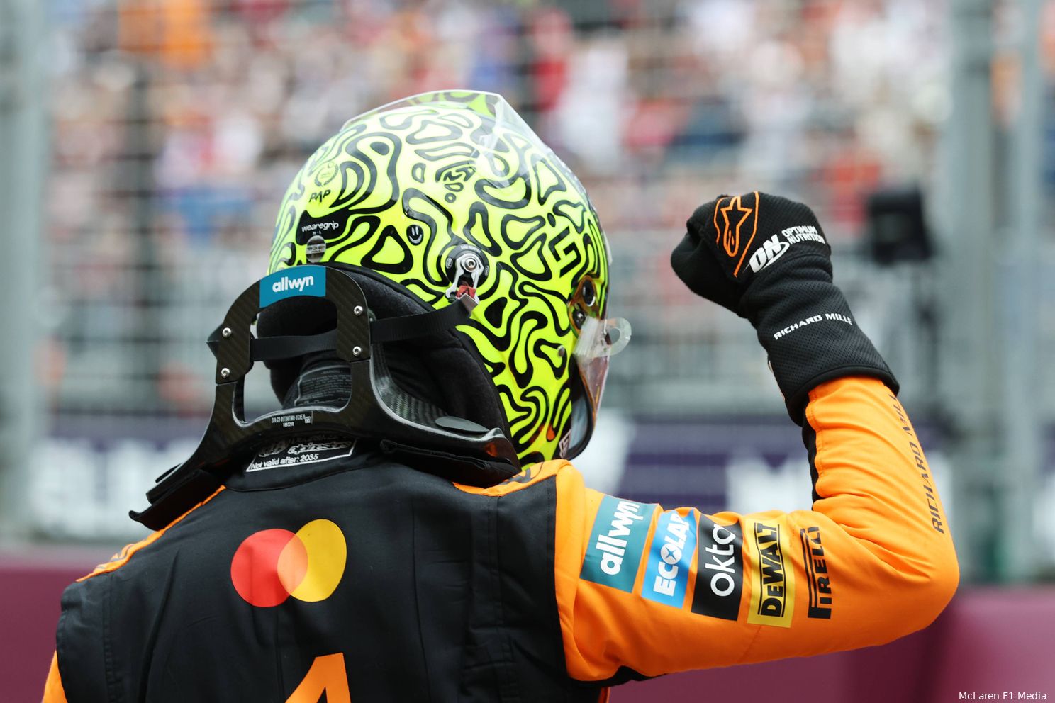lando norris mclaren australie zaterdag kwalificatie 2025