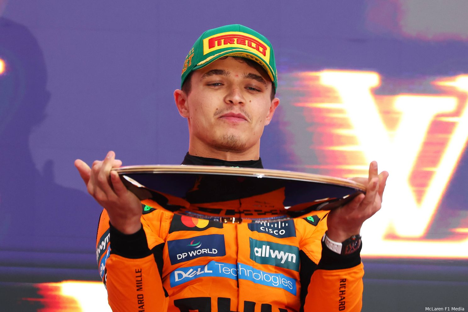 lando norris mclaren gp australie zondag 2025