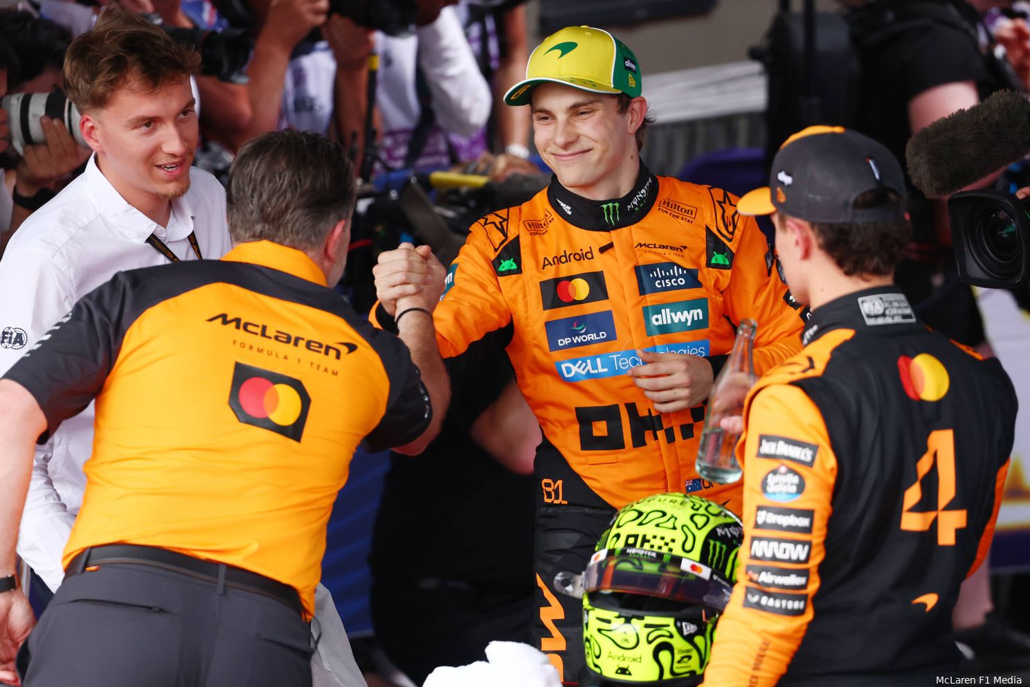 lando norris oscar piastri mclaren australie zaterdag kwalificatie 2025 1