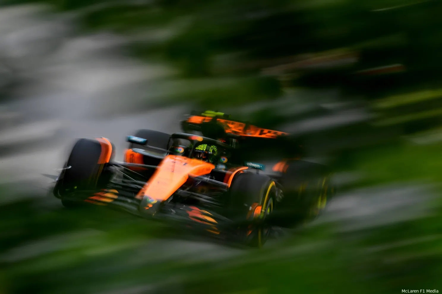 Norris rekent niet op zege: 'Het was niet zo goed als Verstappen'