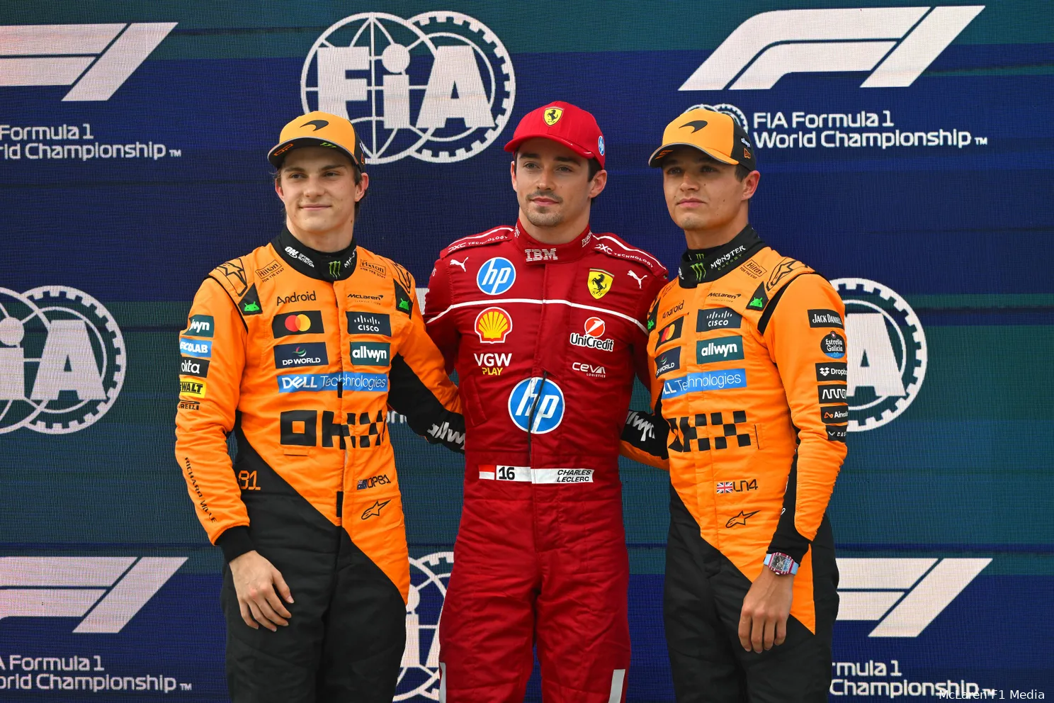 mclaren-lando-norris-oscar-piastri-charles-leclerc-ferrari-gp-hongarije-zaterdag-2025-4