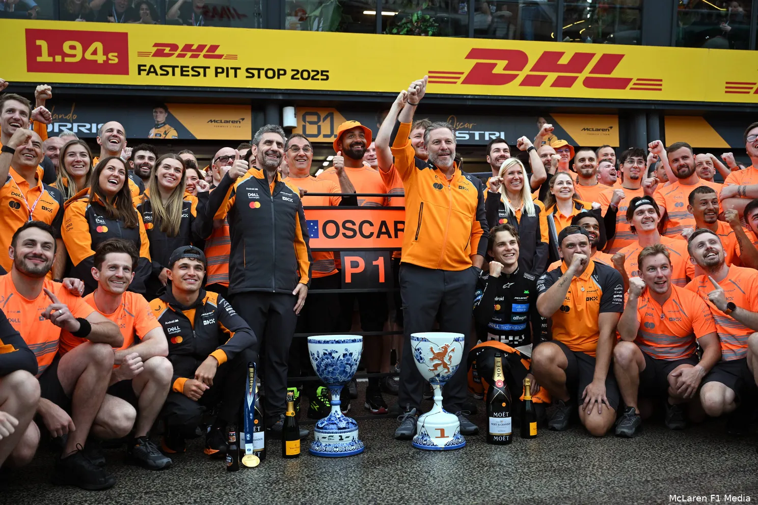 oscar-piastri-lando-norris-andrea-stella-zak-brown-mclaren-gp-nederland-2025-zondag-2