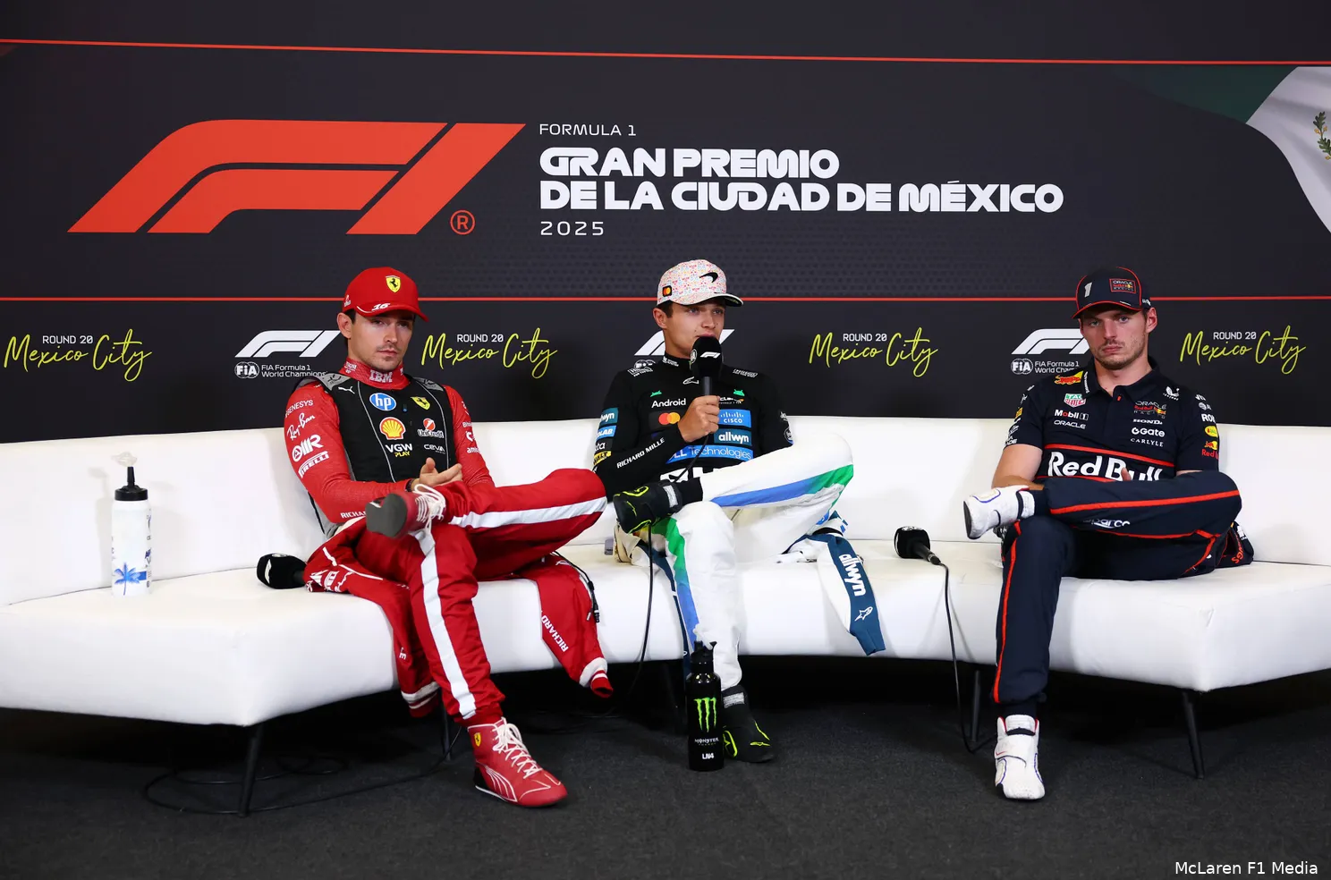 max-verstappen-red-bull-racing-charles-leclerc-ferrari-lando-norris-mclaren-mexico-zondag-2025
