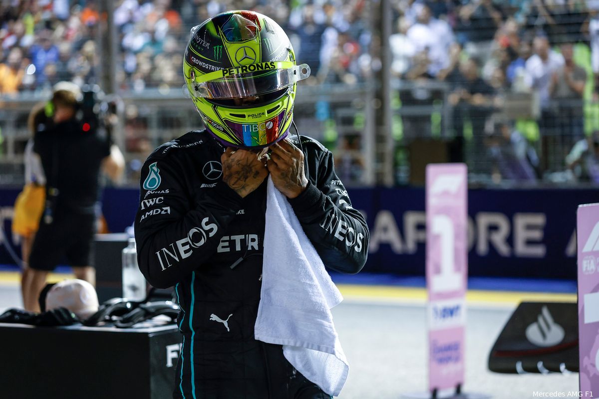 Voormalig F1-coureur vreest voor Hamilton: 'Dat overkwam Schumacher ook toen'
