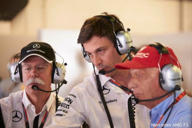 Wolff: 'Lauda had de combinatie van Mercedes en Hamilton altijd behouden'