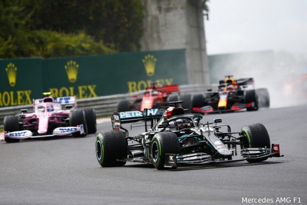 Albers: 'In sector twee werd Red Bull echt door Mercedes vermorzeld'