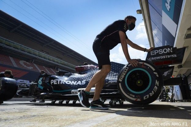 'Mercedes kwam met compromis in Abu Dhabi om langdurig te kunnen testen met nieuw koelsysteem'