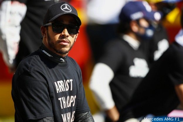 Update | Red Bull steunt Hamilton in strijd tegen racisme: 'Samen sterk in strijd'