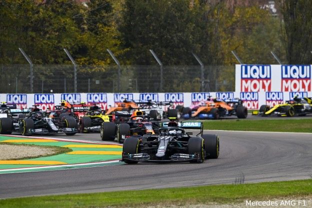 Gewijzigd Formule 1-tijdschema Grand Prix van Emilia Romagna